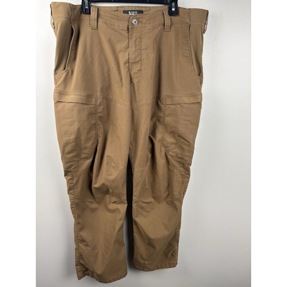 5.11 Tactical Men's Flex-Tac Stretch Apex Cargo Pants Brown Size 40x30